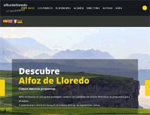 Tablet Screenshot of alfozdelloredo.net